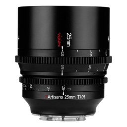 Objetivo 7Artisans Vision 25mm T1.05 Canon RF Manual 82 mm Negro