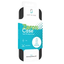 Funda para móvil Just in Case libro TPU negro fácil de aplicar para Samsung Galaxy A37