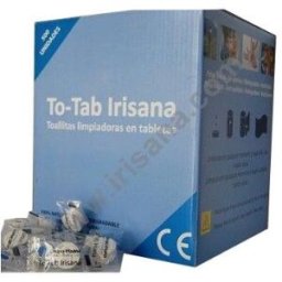 Irisana to-tab toallitas limpiadoras caja 500ud. ir56.500