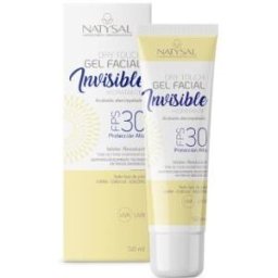 Natysal gel facial invisible fps 30 50 ml