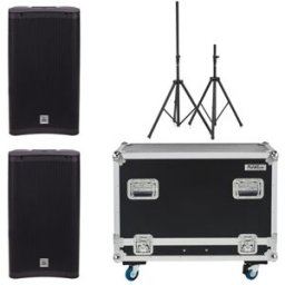 the box pro DSP 110 Case Bundle Recubierto en negro