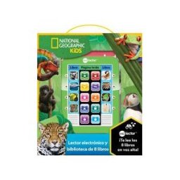 National Geographic Kids - Mi Lector - Lector Electrónico Y Biblioteca De 8 Libros - te Lee Los Libros En Voz Alta! - Pi Kids