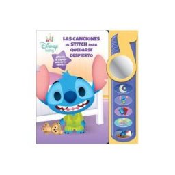Disney Baby: Las Canciones De Stitch Para Quedarse Despierto - mirate Al Espejo Mientras Cantas! - Libro Con 5 Botones De Sonidos - Pi Kids