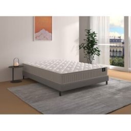 Unique Colchón 180 x 200 cm espuma y gel viscoelástico 7 zonas grosor 22 cm - SOMIRA de YSMÉE