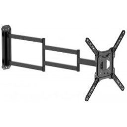 Aisens Soporte Eco Giratorio, Inclinable y Nivelable para Monitor/TV 35kg de 23"-65", Negro