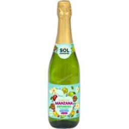 Solnatural espumoso manzana sin alcohol 750 ml