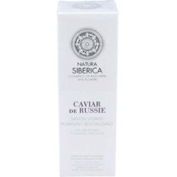 Natura siberica jabon facial limpieza profunda caviar rusia 175ml.