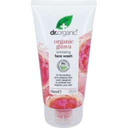 Dr. organic exfoliante facial guayaba 150ml.