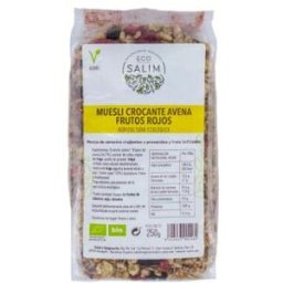 Eco salim bio muesli crocante de avena y frutos rojos 250gr