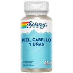Solaray piel cabello uñas 60vcaps.
