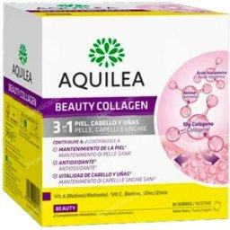 Aquilea aquilea beauty collagen 3 en 1 piel cabello y uñas 30 sob
