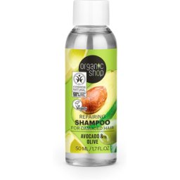Organic shop champu repara cabello dañado aguacate oliva 50 ml