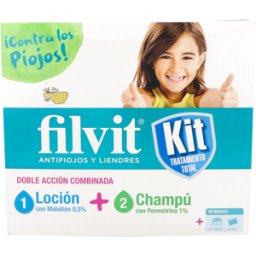 Filvit filvit kit tratamiento locion+champu+gorro+peine