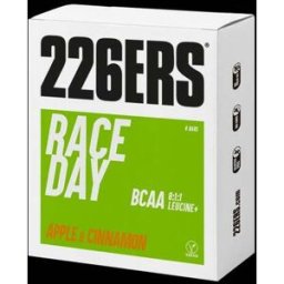 226ers 226ers pack 6 race day bar bcaas 40g apple & cinnamon