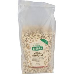 Biogra copos de avena gruesos integrales 500gr. bio