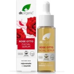 Dr. organic serum facial rosa de damasco 30ml.