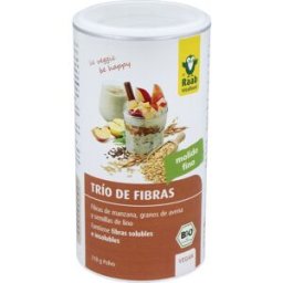 Raab vitalfood trio de fibras manzana+avena+lino 210gr. bio vegan