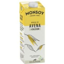 Monsoy bebida vegetal de avena con calcio 1lt 6uds. bio - monsoy