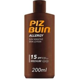 Pizbuin allergy locion solar spf15 200ml.