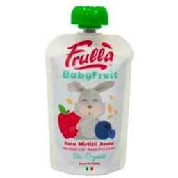 Frulla baby pure de manzana arandanos y avena 10 uds x 100 gr bio