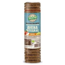 Biocop galletas de avena integral con frutas 250gr. bio