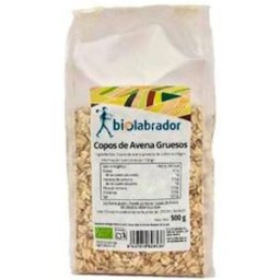 Biolabrador copos de avena gruesos 500gr.