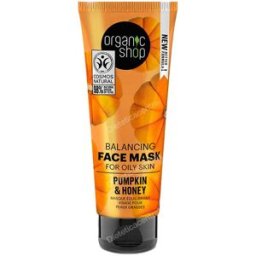Organic shop mascarilla facial equilibrante para piel grasa «calabaza y m