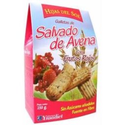 Ynsadiet galletas de salvado de avena con frutos rojos 250g