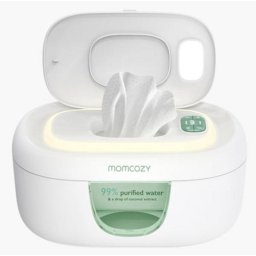 Calentador de toallitas para bebé Momcozy con luz nocturna