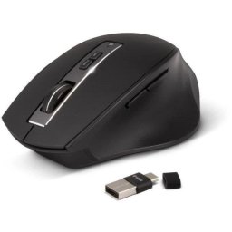 Ratón Yenkee YMS 2075 Inalámbrico 2,4 GHz 2400 DPI 6 Botones Negro ergonómico