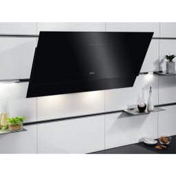 AEG KITCHEN Campana decorativa DVE5971HB. Negro. 90 cm. Clase C