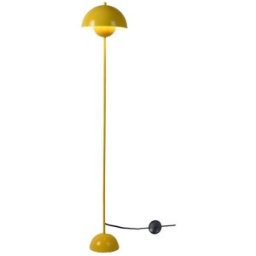 Alpinaluz Lámpara de Pie Nórdica, Metal Amarillo, Alt.158 cm, E27