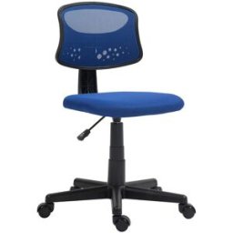 Homcom Silla de oficina 43x48x88 cm azul