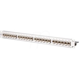 METZ CONNECT BTR 130921-E - Soporte de módulo de 19 pulg., 1U, E-DAT de 24 puertos, a