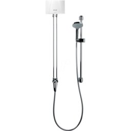 CLAGE MBX 6 - CLAGE calentador de agua + cabezal de ducha, 3,3 l/min, resisten