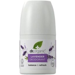Dr. Organic Lavanda desodorante roll-on 50 ml