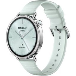 Xiaomi Smartwatch Watch S4 41 mm con Correa de Goma Fluorada Verde Menta