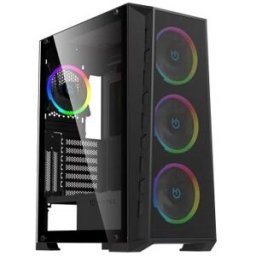 Caja Gaming Semitorre Hiditec MH12 METAL MESH