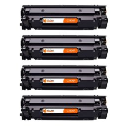 PcCom Essential HP C3906A/06A Tóner Compatible Negro Pack 4
