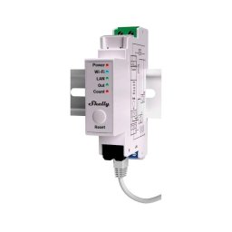 Medidor de energía Shelly Pro EM-50A Wi-Fi 50A 2 Canales DIN Control de Contactor