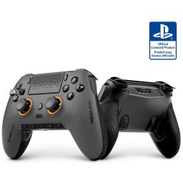 Mando inalámbrico SCUF Omega Gris Acero para PS5 y PC con 11 Entradas Programables