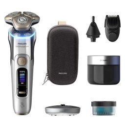 Afeitadora Facial Philips i9000 Prestige Ultra XP9404/38 Inalámbrica 60min Seco y Mojado 3 Cuchillas Carga Rápida