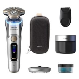 Afeitadora Facial Philips i9000 Prestige Ultra XP9404/31 Inalámbrica 60min Seco y Mojado 3 Cuchillas Carga Rápida