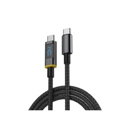 Cable USB-C a USB-C DLH DY-TU5085B 1 m Negro 140W
