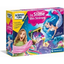 Kit de Slime Sirena Clementoni Science & Play con purpurina, colores y aromas