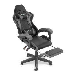Silla Ergonómica Gaming Naspaluro con Reposacabezas, Soporte Lumbar y Reposapiés