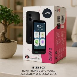 SPC Zeus 2 Bluetooth USB 5" Teléfono para Mayores con Base Negro