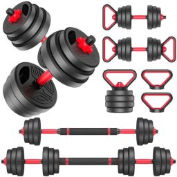 Juego de Mancuernas Ajustables HomeFitnessCode 5 en 1 25 Kg