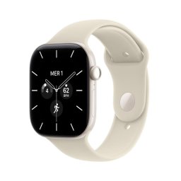 Apple Watch Series 12 GPS + Cellular 46mm Caja de Cerámica Blanca con Correa Deportiva Arena M/L