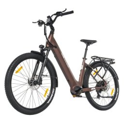 Bicicleta Eléctrica Urbana TTGO Z3 250W 48V 15Ah 27.5" Marrón